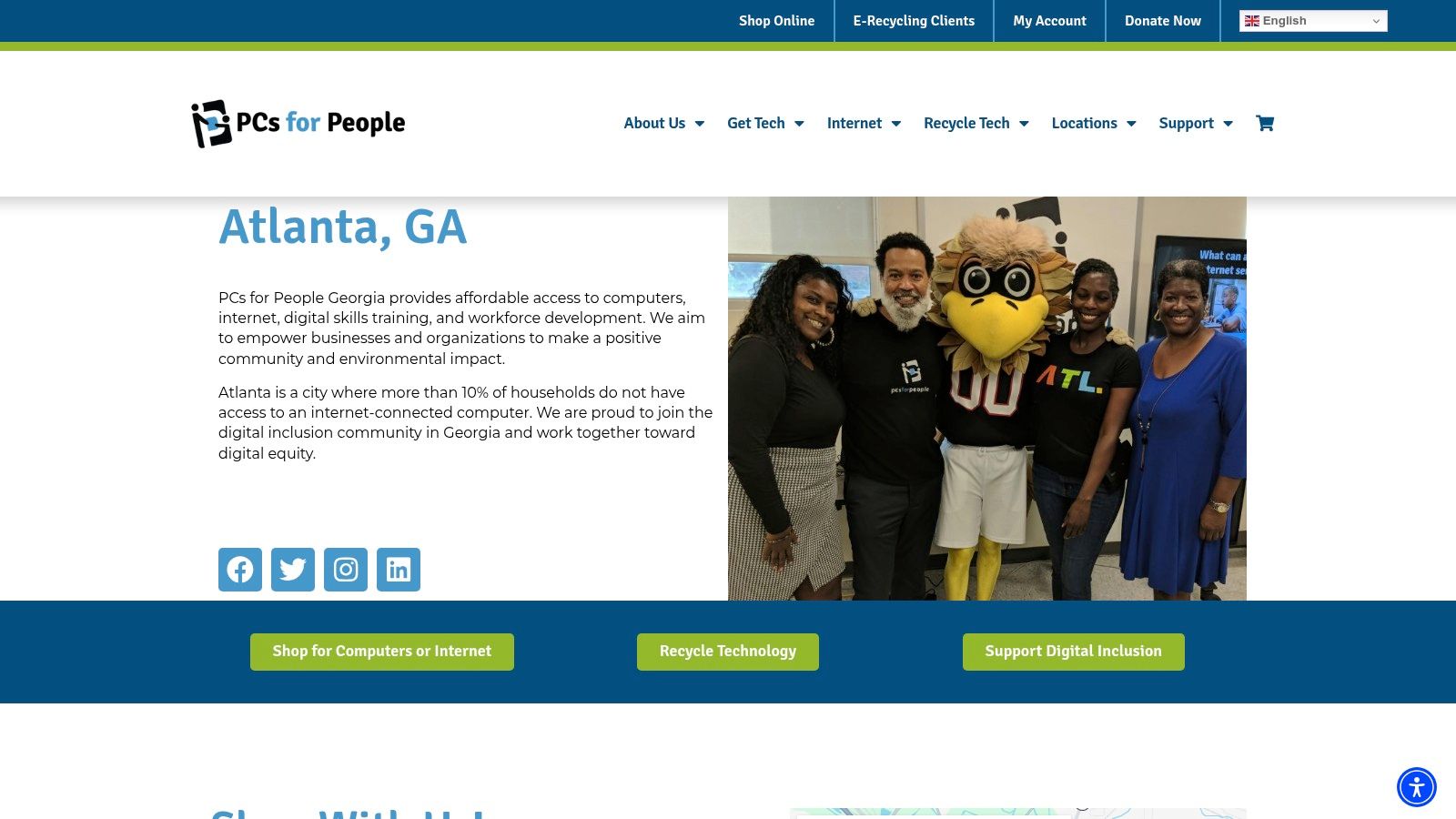 PCs for People – Atlanta (recycling and donation intake)