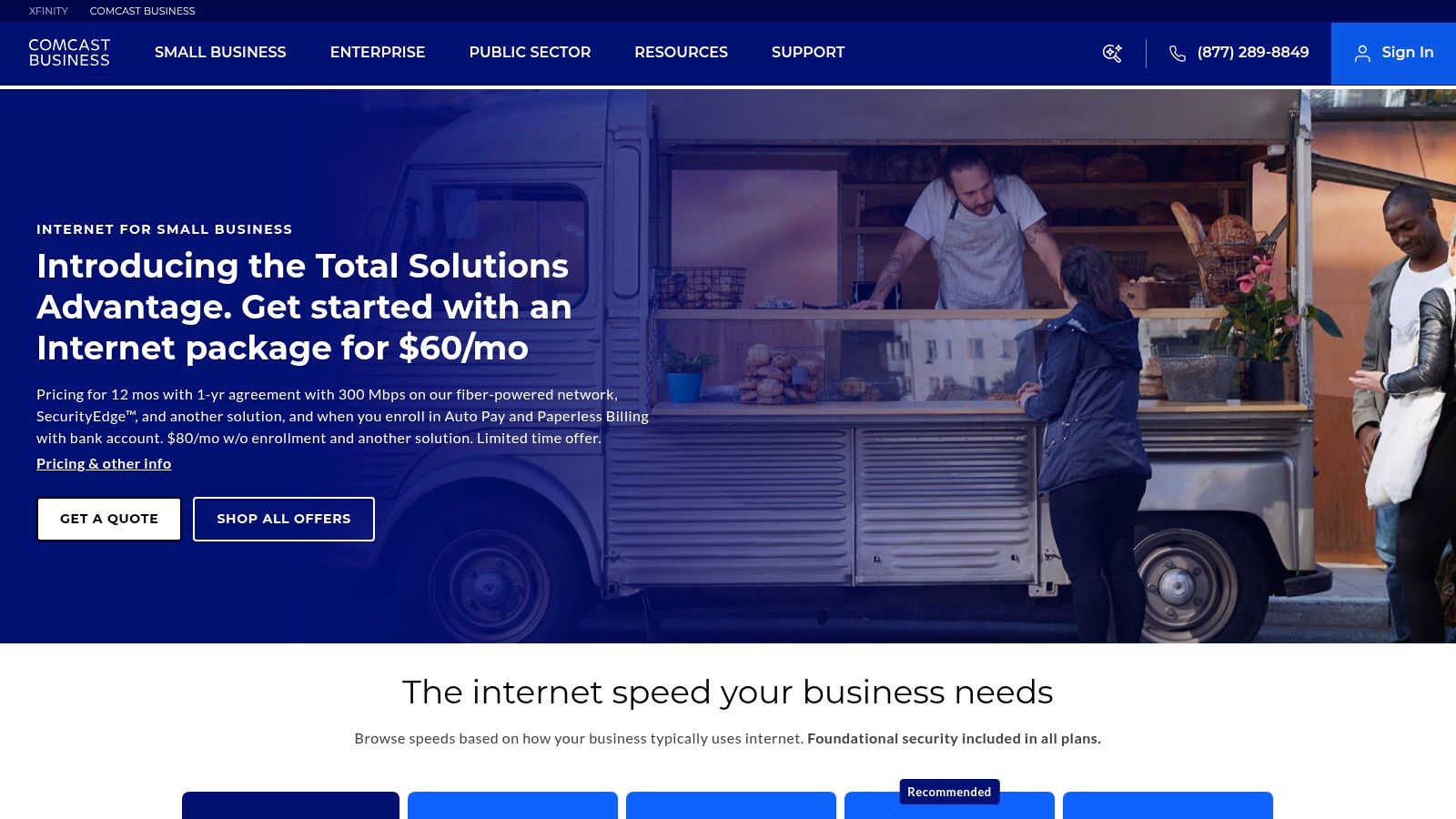 Comcast Business (Xfinity footprint – Atlanta)