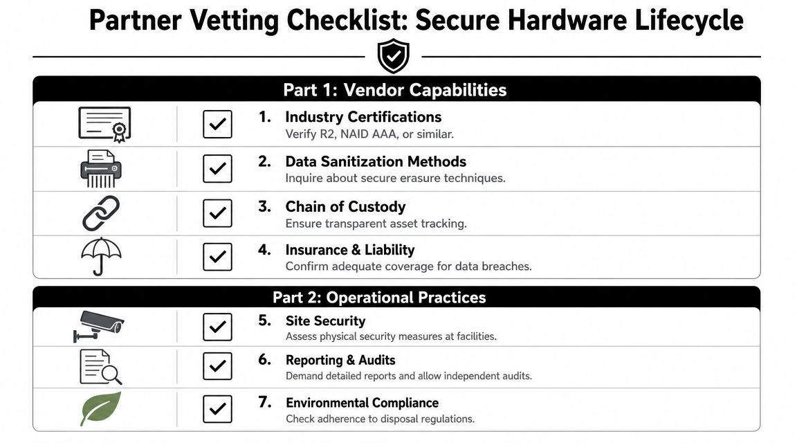Vetting Partners for a Secure Hardware Lifecycle