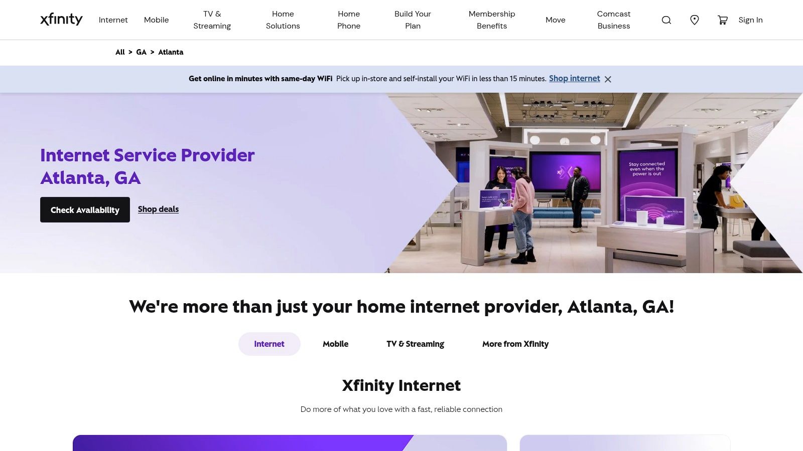 Xfinity (Comcast) / Comcast Business