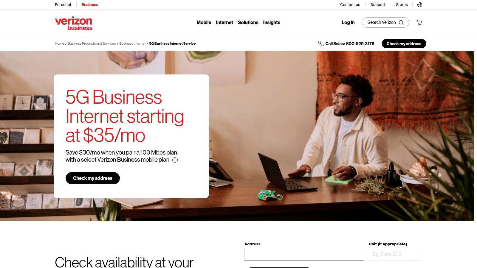 Verizon 5G Business Internet