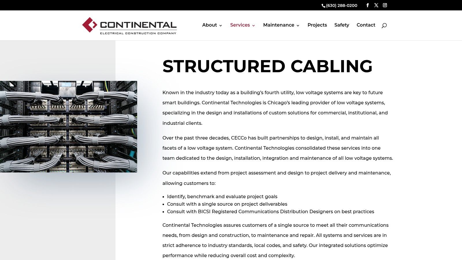 Continental Electrical Construction Company (Continental Technologies – Low Voltage)