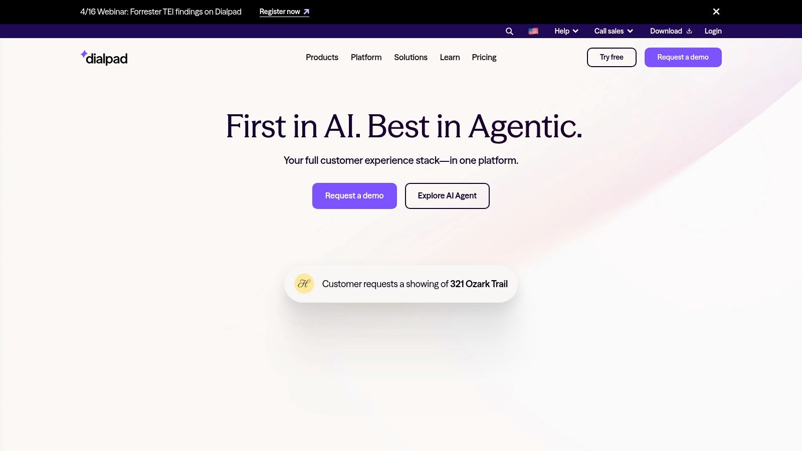 Dialpad Ai Voice and Ai Contact Center